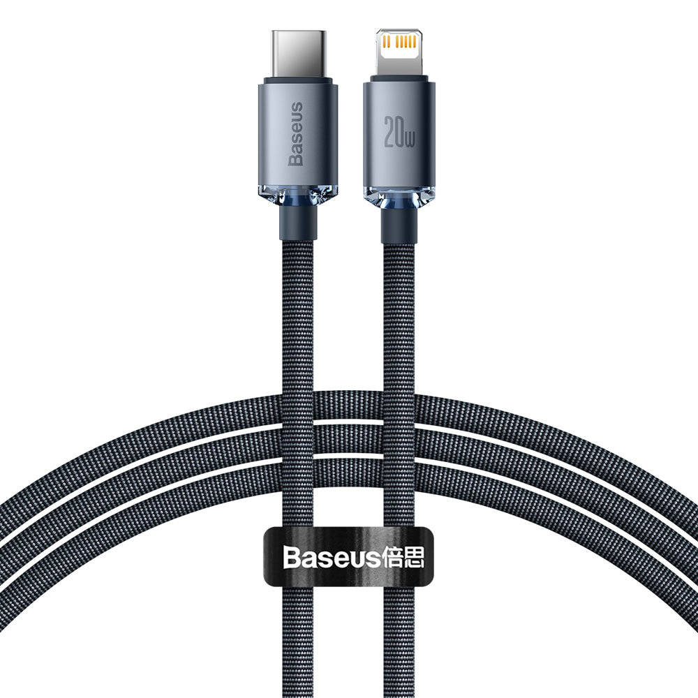 Кабель Baseus Crystal Shine Series Fast Charging Data Cable Type-C to Lightning 20W 2m в Челябинске купить по недорогим ценам с доставкой