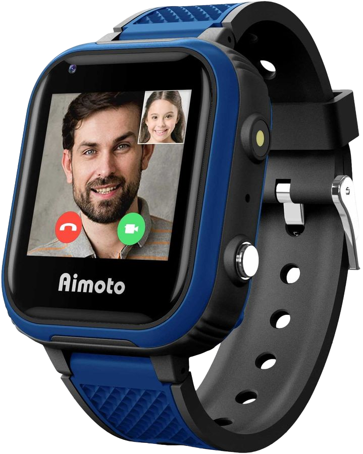 Детские часы Aimoto Pro Indigo 4G Черные в Челябинске купить по недорогим ценам с доставкой