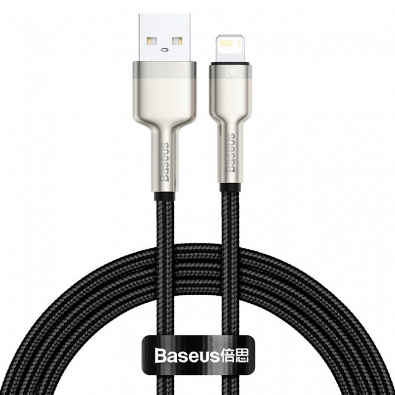 Кабель Baseus Cafule Series USB - Lightning 2.4A 1m (CALJK-A01) в Челябинске купить по недорогим ценам с доставкой