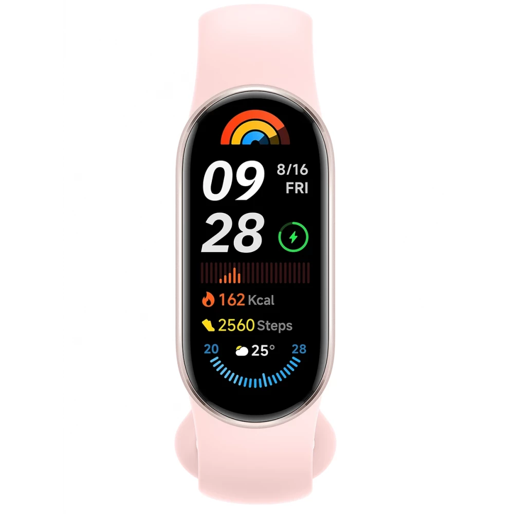Умный браслет Xiaomi Mi Smart Band 9, розовый (Global) в Челябинске купить по недорогим ценам с доставкой
