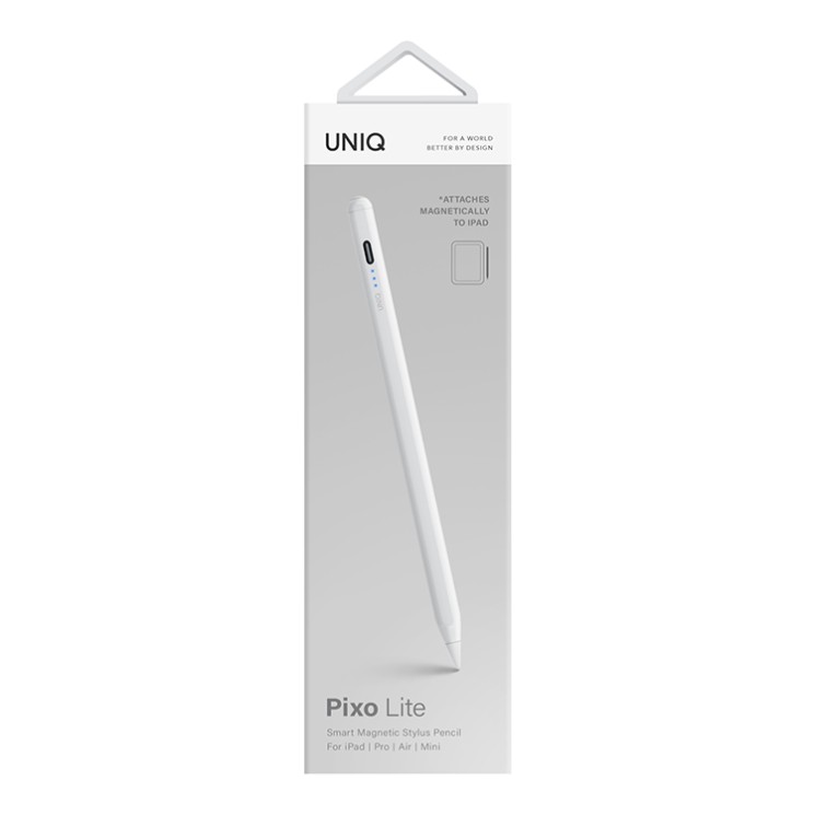 Стилус Uniq PIXO LITE Magnetic для Apple iPad 2018-2023, белый в Челябинске купить по недорогим ценам с доставкой