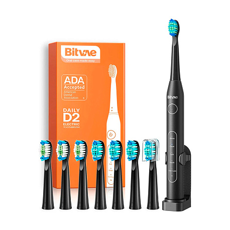 Электрическая зубная щетка Bitvae D2 Daily Toothbrush, черная в Челябинске купить по недорогим ценам с доставкой