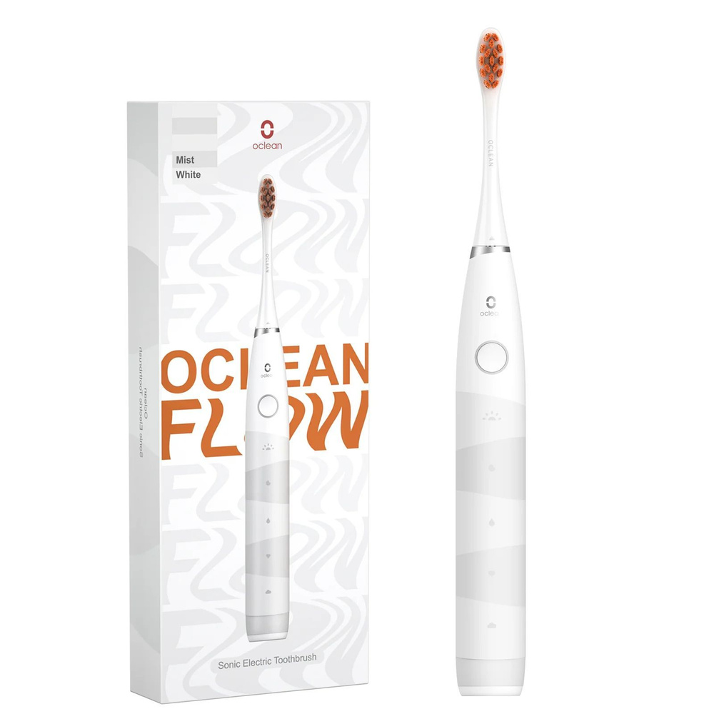 Электрическая зубная щетка Oclean Flow Sonic Electric Toothbrush, белая в Челябинске купить по недорогим ценам с доставкой