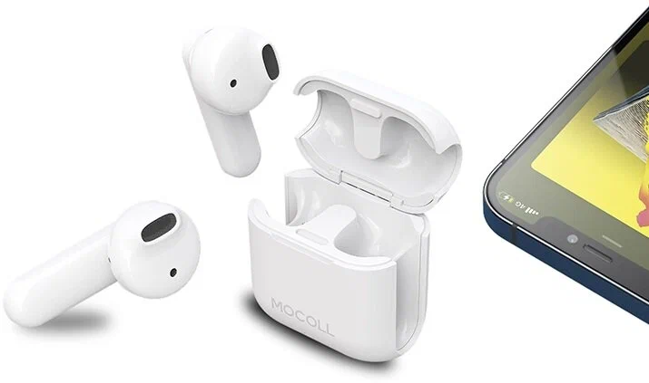 Беспроводные Bluetooth наушники MOCOLL Polaris в Челябинске купить по недорогим ценам с доставкой