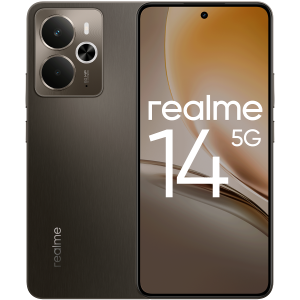 Смартфон Realme 14 5G 8/256 ГБ, черный в Челябинске купить по недорогим ценам с доставкой