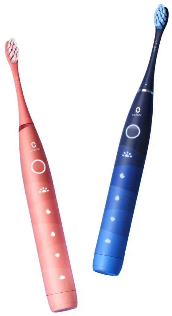 Звуковая зубная щетка Oclean Find Duo Set, Синяя + Красная в Челябинске купить по недорогим ценам с доставкой