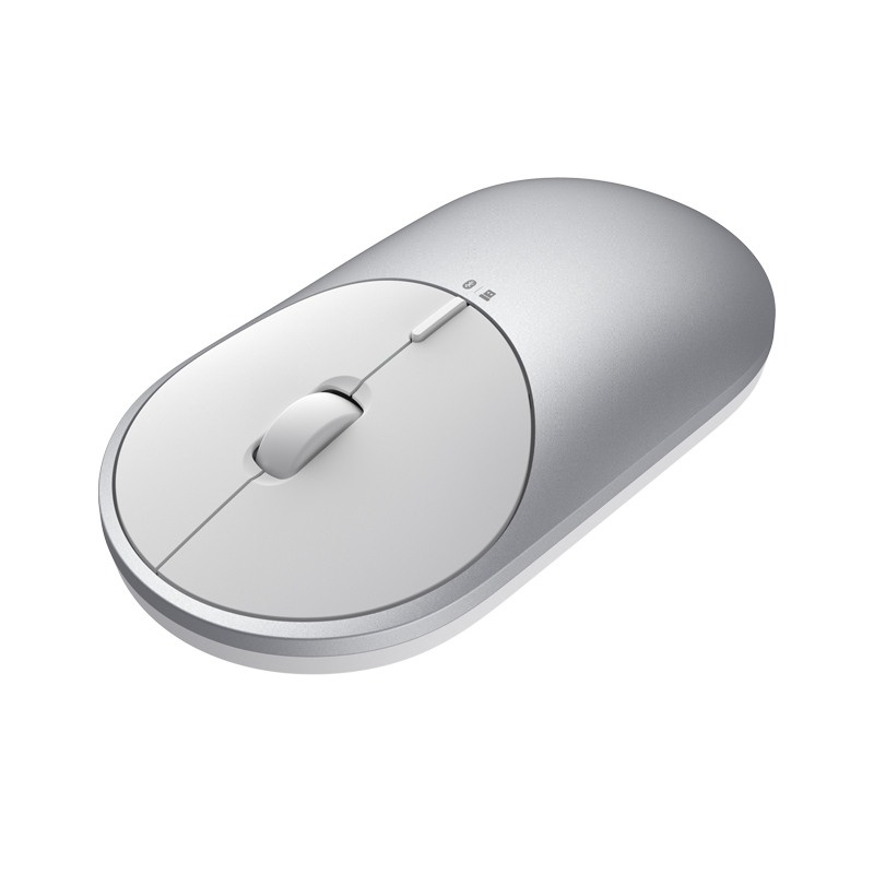 Беспроводная компактная мышь Xiaomi Mi Portable Mouse 2, серебристый в Челябинске купить по недорогим ценам с доставкой