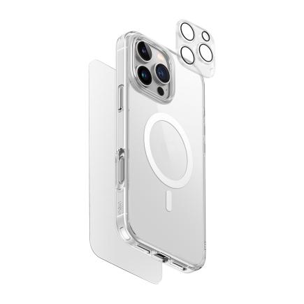 Накладка UNIQ ClearVue 360 3in1 для iPhone 16 Pro Max (с MagSafe) в Челябинске купить по недорогим ценам с доставкой