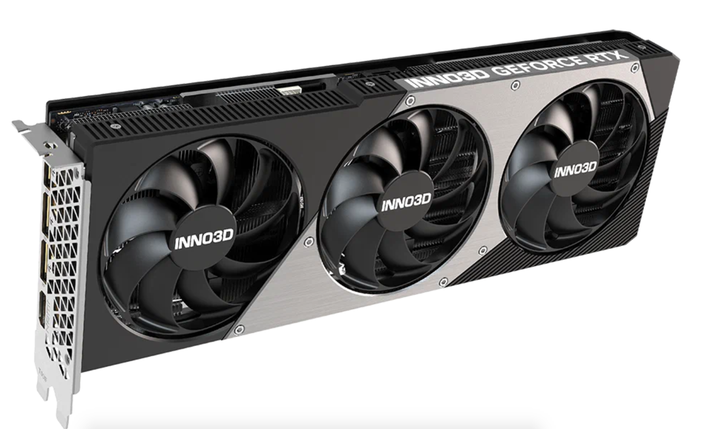 Видеокарта Inno3D GeForce RTX 5070 Ti, X3 OC 16 Gb (N507T3-16D7X-176068N) 1xHDMI, 3xDP, Ret в Челябинске купить по недорогим ценам с доставкой