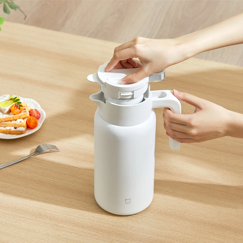 Термос Xiaomi Mijia White 1.8L (MJBWH01PL) в Челябинске купить по недорогим ценам с доставкой