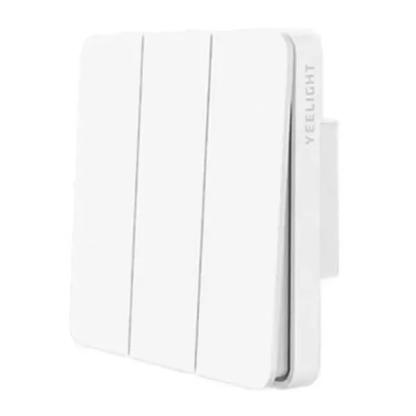 Выключатель Xiaomi Yeelight YLKG14YL, белый (3 клавиши) в Челябинске купить по недорогим ценам с доставкой