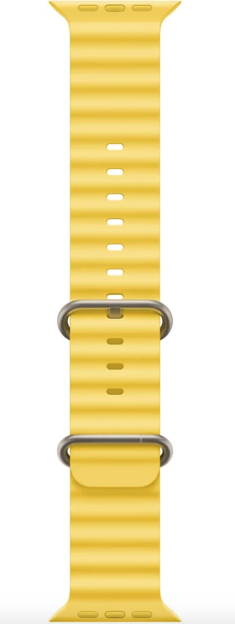 Умные часы Apple Watch Ultra GPS+Cellular 49mm Titanium Case with Yellow Ocean Band (EU) в Челябинске купить по недорогим ценам с доставкой