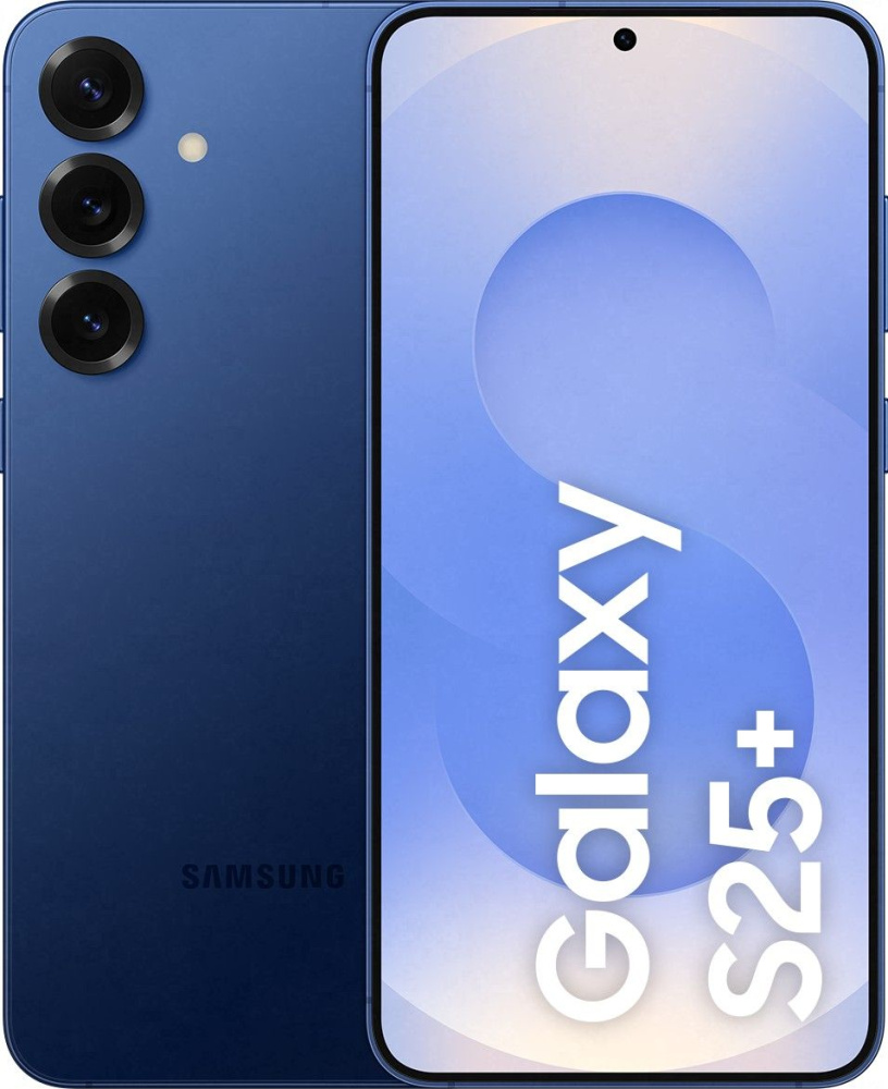 Смартфон Samsung Galaxy S25+ 12/256Gb, синий в Челябинске купить по недорогим ценам с доставкой