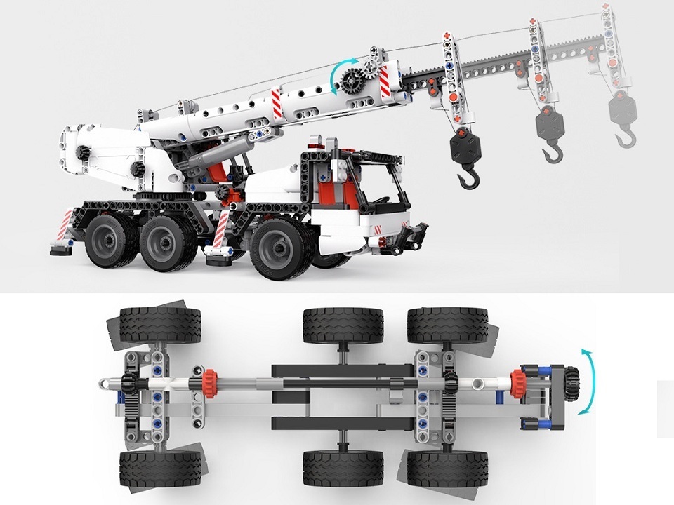 Конструктор Xiaomi Mitu Building Blocks Mobile Engineering Crane в Челябинске купить по недорогим ценам с доставкой