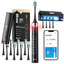 Электрическая зубная щетка Bitvae S2 Toothbrush + UVC-стерилизатор HD2, черная в Челябинске купить по недорогим ценам с доставкой