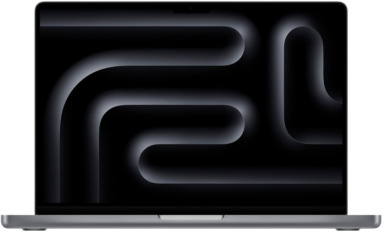 Ноутбук Apple MacBook Pro 14 (M3, 8-Core, GPU 10-Core, 8GB, 512GB) Space Gray в Челябинске купить по недорогим ценам с доставкой