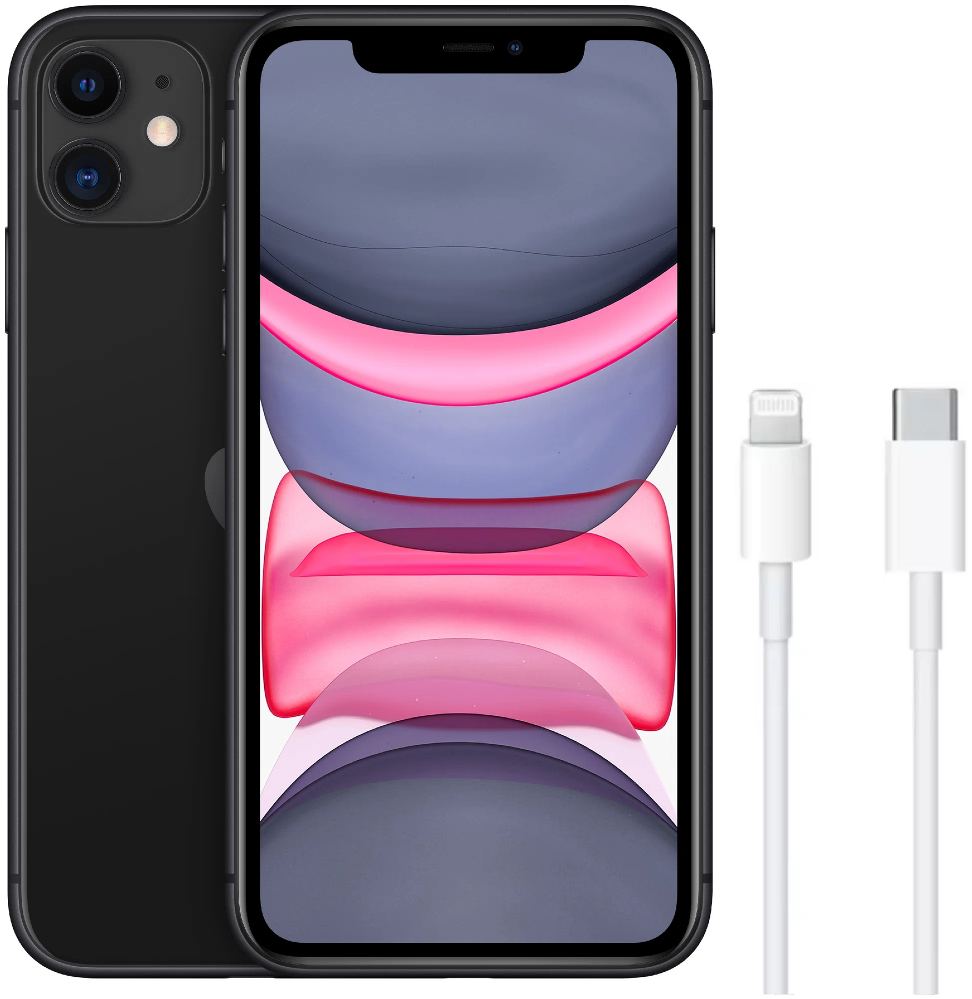 Смартфон Apple iPhone 11 64Gb Black (EU) в Челябинске купить по недорогим ценам с доставкой