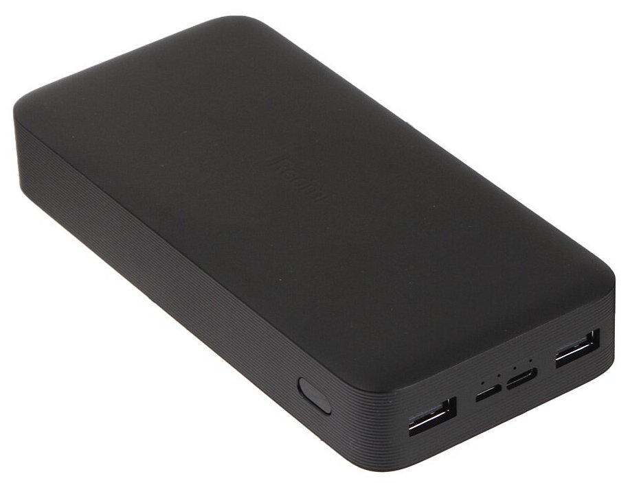 Внешний аккумулятор Xiaomi Redmi Power Bank 20000 mAh Black в Челябинске купить по недорогим ценам с доставкой