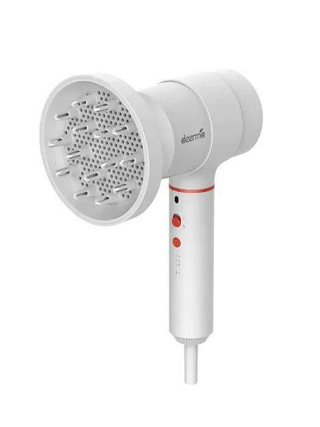 Фен для волос DEERMA DEM-CF30W, Белый в Челябинске купить по недорогим ценам с доставкой