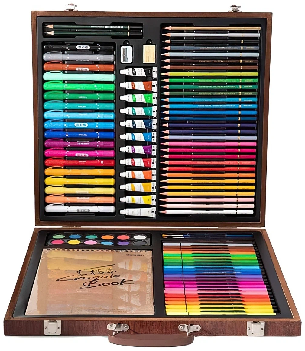 Xiaomi набор для рисования DELI Painting Set Wooden Box в Челябинске купить по недорогим ценам с доставкой