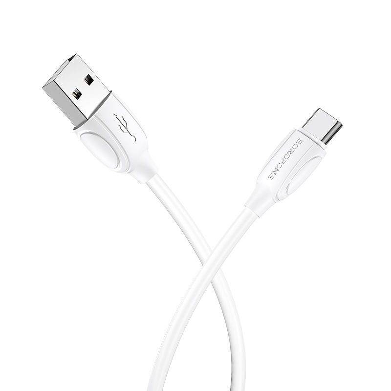 Кабель Borofone BX19 Type-C, белый (L=1M) в Челябинске купить по недорогим ценам с доставкой
