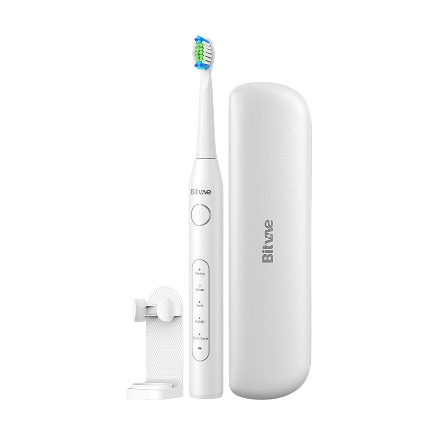 Электрическая зубная щетка Bitvae D2 Daily Toothbrush+Case+8 Heads, белая в Челябинске купить по недорогим ценам с доставкой