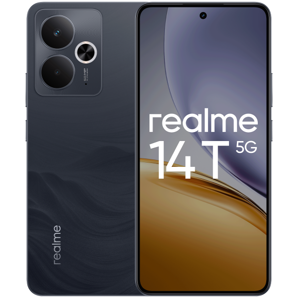 Смартфон Realme 14T 5G 8/256 ГБ, черный в Челябинске купить по недорогим ценам с доставкой
