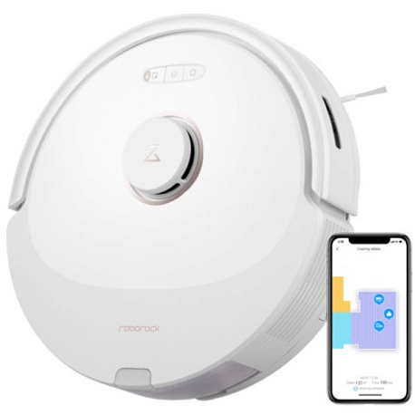 Робот-пылесос со станцией самоочистки Roborock Q8 Max Plus Global, белый в Челябинске купить по недорогим ценам с доставкой