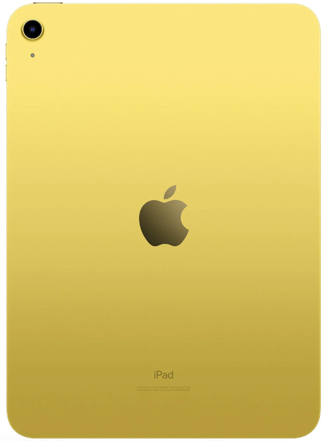 Планшет Apple iPad 2022 64Gb, Wi-Fi, Yellow (EU) в Челябинске купить по недорогим ценам с доставкой