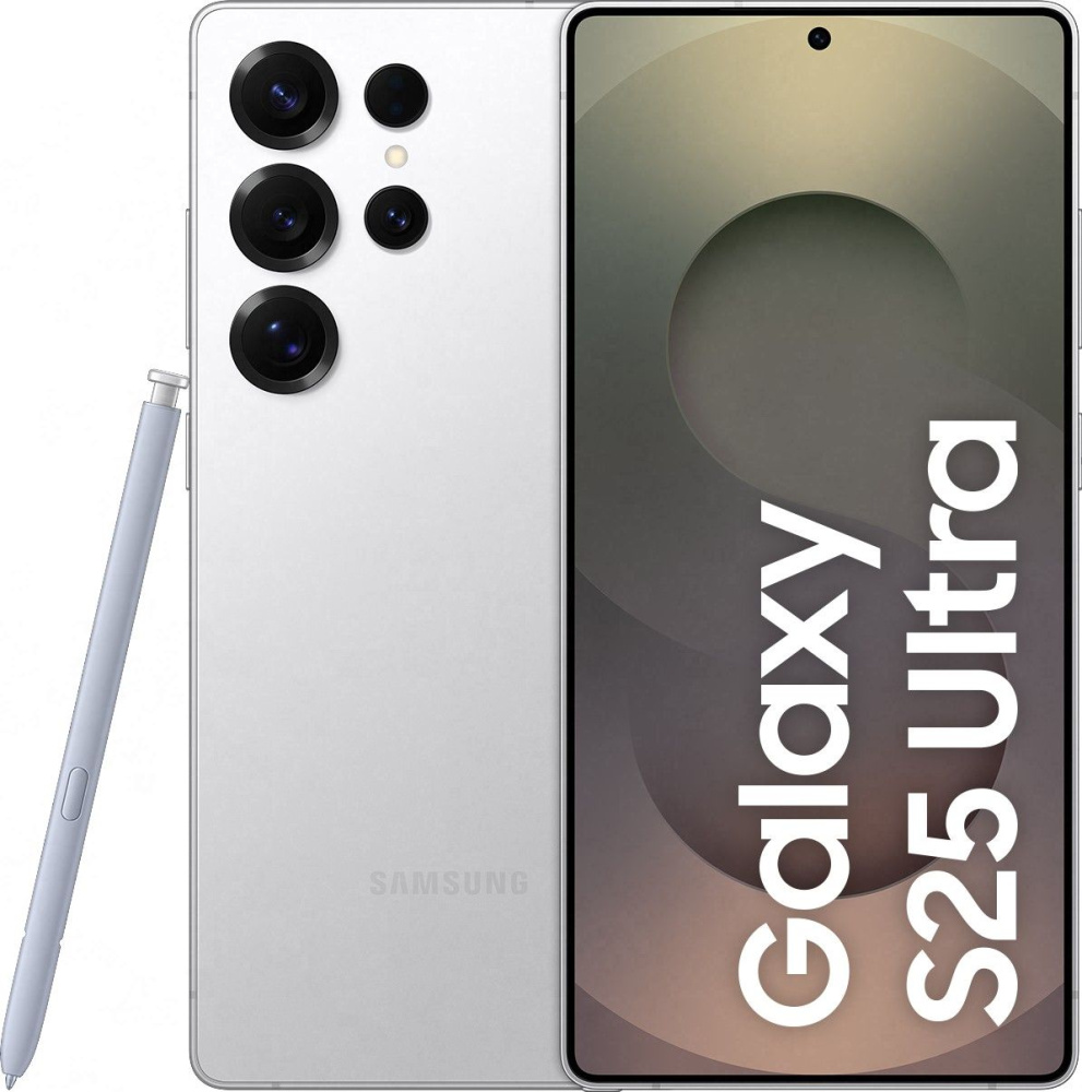 Смартфон Samsung Galaxy S25 Ultra 12/256Gb, серебряный титан в Челябинске купить по недорогим ценам с доставкой