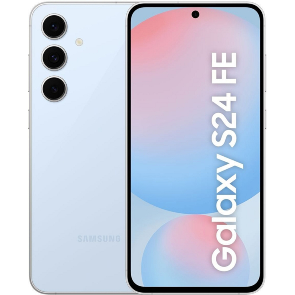 Смартфон Samsung Galaxy S24 FE 8/256Gb, голубой в Челябинске купить по недорогим ценам с доставкой