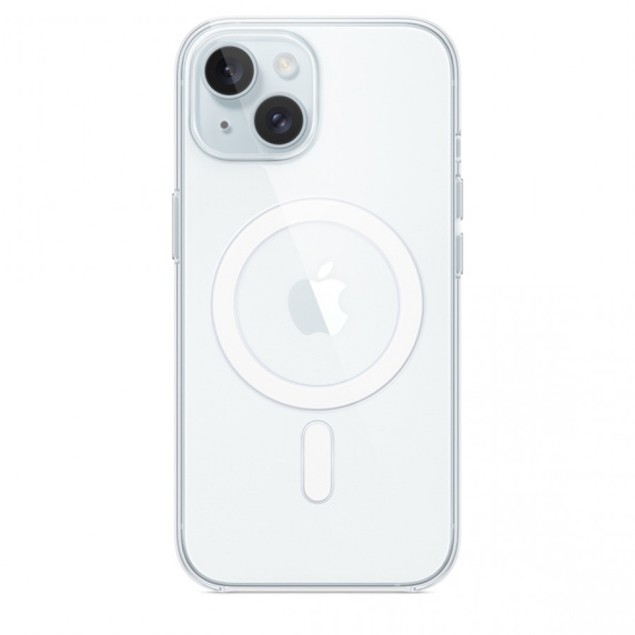 Накладка Magnetic Clear Case для iPhone 15 (с MagSafe) в Челябинске купить по недорогим ценам с доставкой