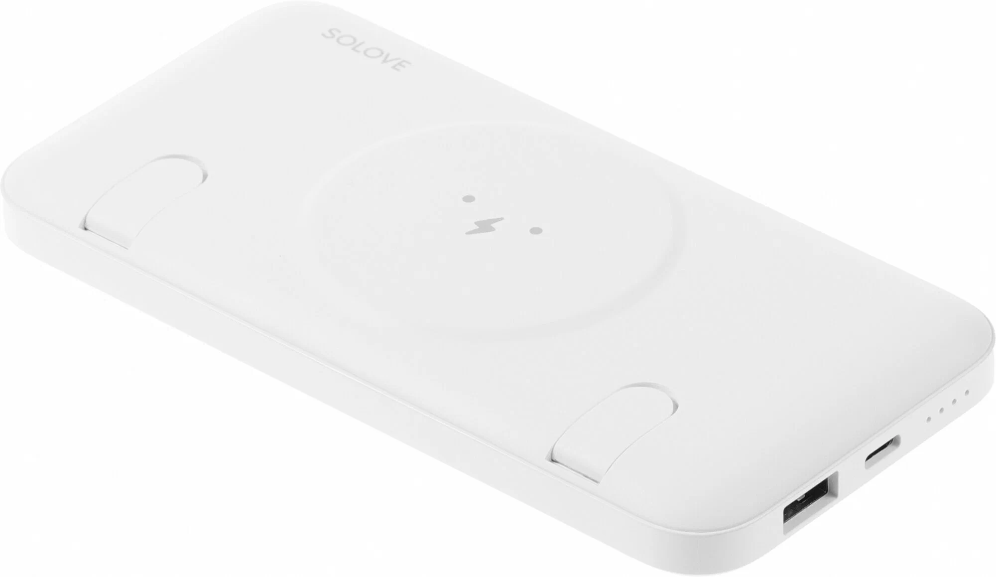 Портативный аккумулятор SOLOVE 10000 мАч Magnetic MagSafe 20W, белый (W10) в Челябинске купить по недорогим ценам с доставкой