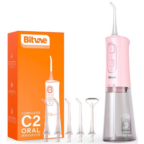 Ирригатор Bitvae C2 Water Flosser, розовый в Челябинске купить по недорогим ценам с доставкой