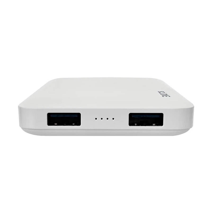 Внешний аккумулятор Power Bank Xiaomi SOLOVE 10000mAh с 2xUSB (001M+ White) в Челябинске купить по недорогим ценам с доставкой