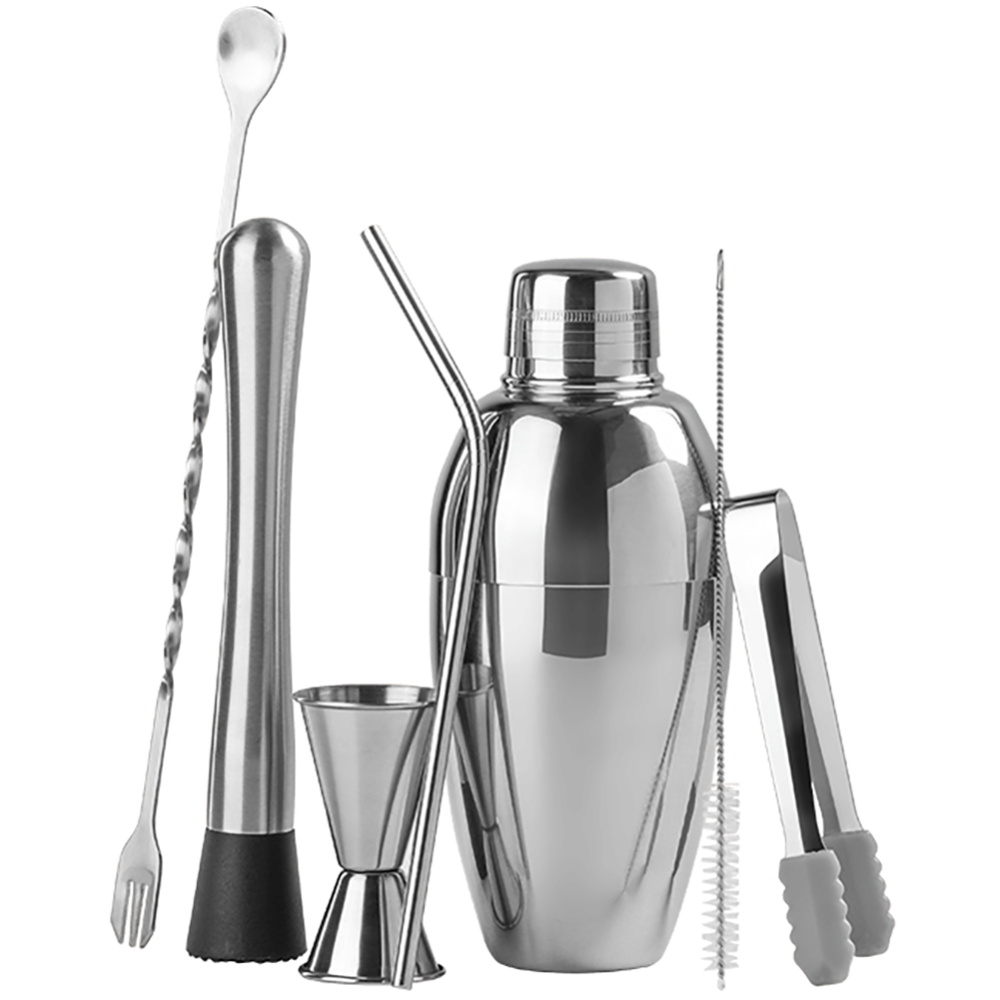 Коктейльный набор Circle Joy Coktail Shaker Bar Set 7 in 1 (CJ-CSB01) в Челябинске купить по недорогим ценам с доставкой