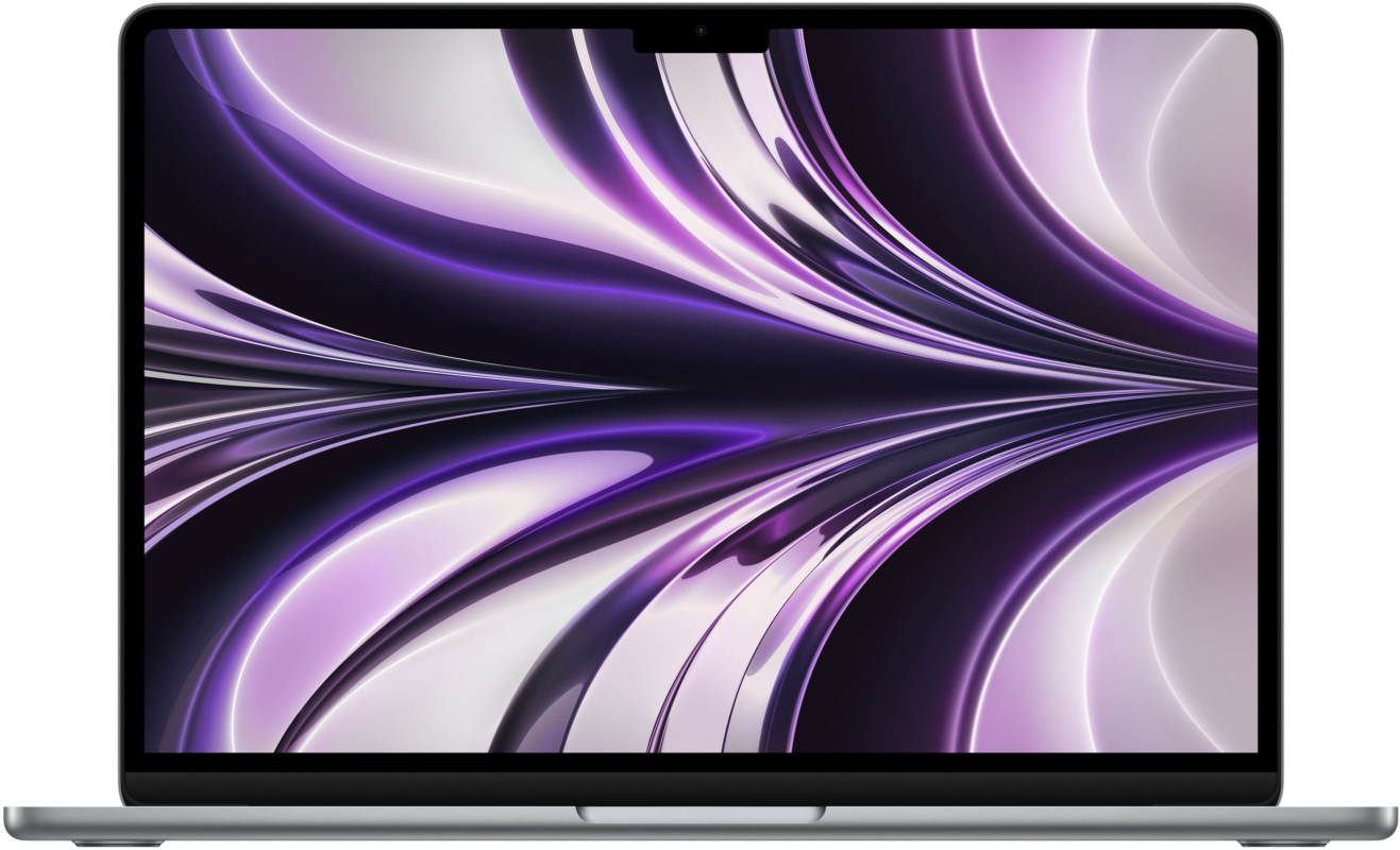 Ноутбук Apple MacBook Air 13 2022 (M2, 8-core, 256GB) Space Gray в Челябинске купить по недорогим ценам с доставкой
