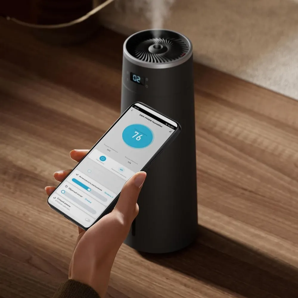 Увлажнитель воздуха Xiaomi Deerma Humidifier DEM-F950W, серый в Челябинске купить по недорогим ценам с доставкой