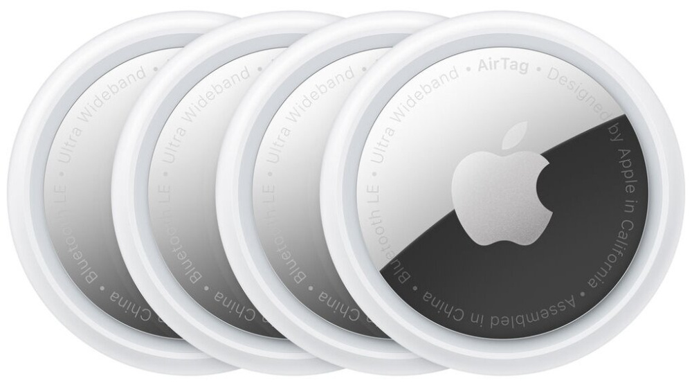 Трекер Apple AirTag 4шт (MX542RU/A) белый в Челябинске купить по недорогим ценам с доставкой