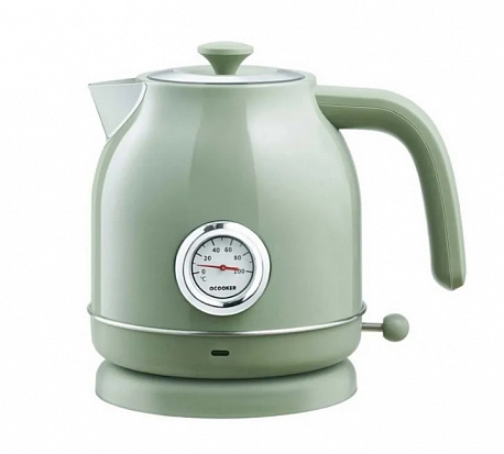 Чайник Xiaomi Qcooker Kettle (с датчиком температуры), green в Челябинске купить по недорогим ценам с доставкой