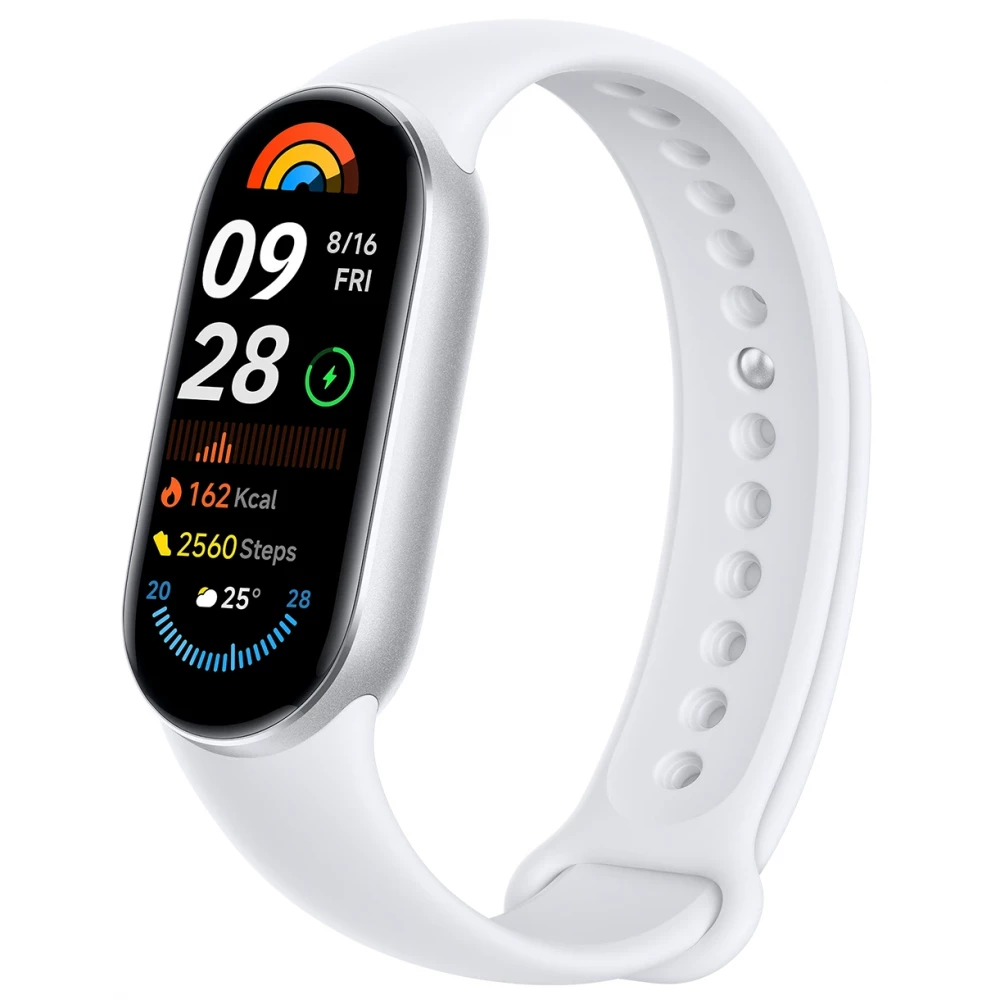 Умный браслет Xiaomi Mi Smart Band 9, серебристый (Global) в Челябинске купить по недорогим ценам с доставкой