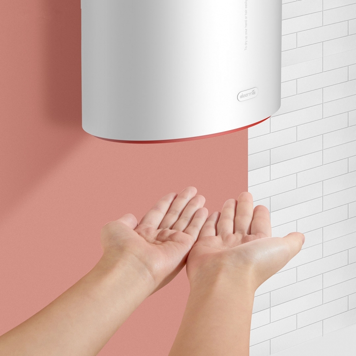 Фен/Сушилка для Рук Xiaomi Deerma Multifunction Hair Dryer (DEM-GS100), white/red в Челябинске купить по недорогим ценам с доставкой