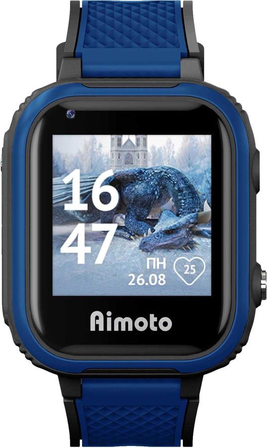 Детские часы Aimoto Pro Indigo 4G Черные в Челябинске купить по недорогим ценам с доставкой