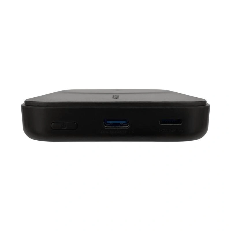 Внешний аккумулятор SOLOVE 5000mAh Magnetic MagSafe 20W QC 3PD 3A Lightning/Type-C (W12), черный в Челябинске купить по недорогим ценам с доставкой