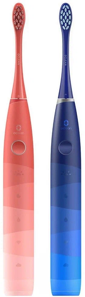 Звуковая зубная щетка Oclean Find Duo Set, Синяя + Красная в Челябинске купить по недорогим ценам с доставкой
