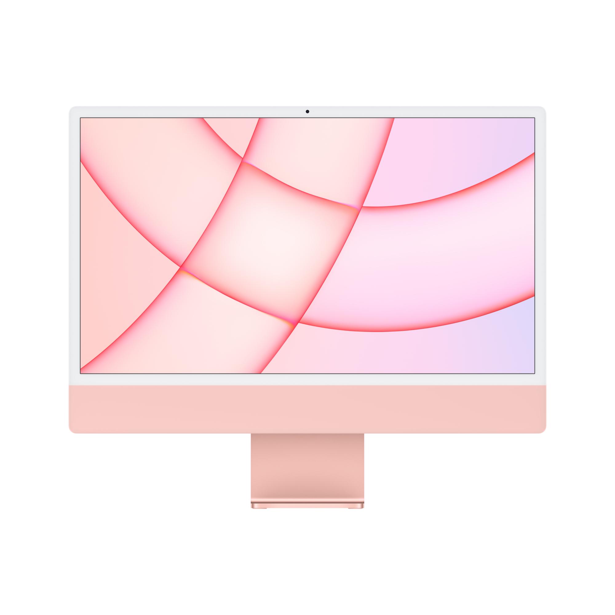 Apple iMac 24" Retina 4,5K, (M3 8C CPU, 10C GPU), 8 ГБ, 256 ГБ SSD, розовый в Челябинске купить по недорогим ценам с доставкой