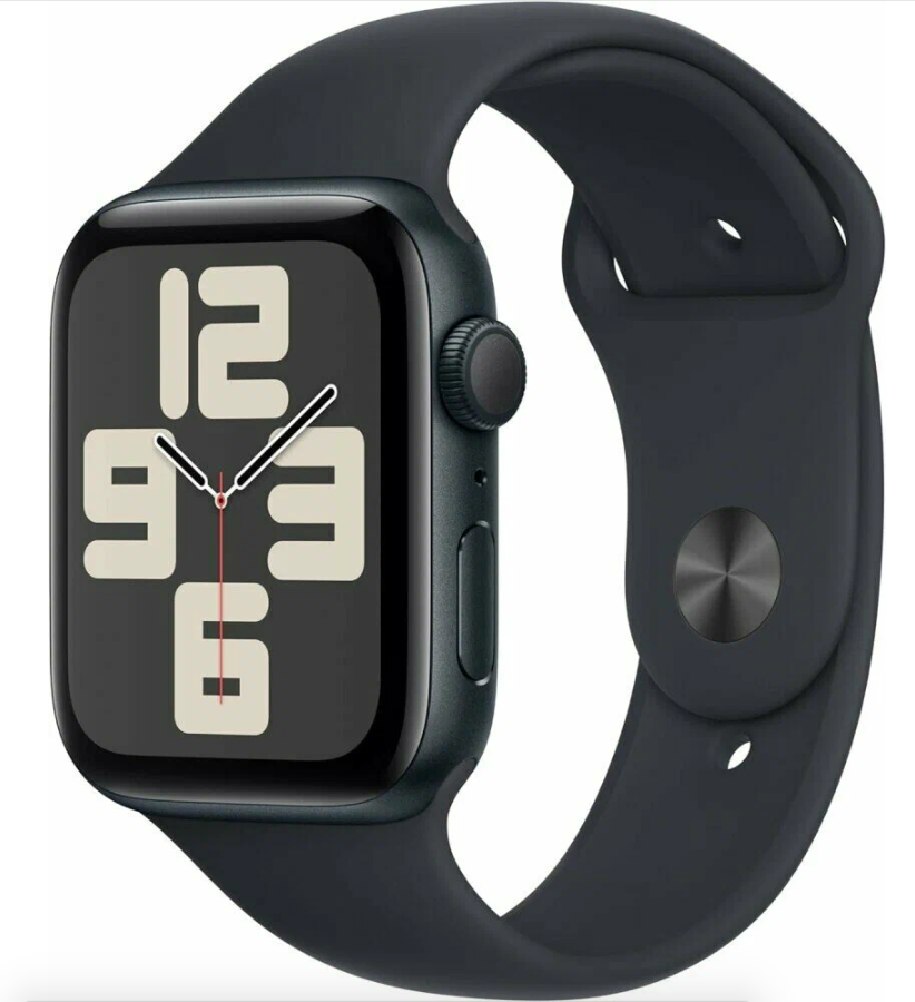 Умные часы Apple Watch SE (2023) 40mm Midnight Aluminium Case with Black Sport Band (EU) в Челябинске купить по недорогим ценам с доставкой