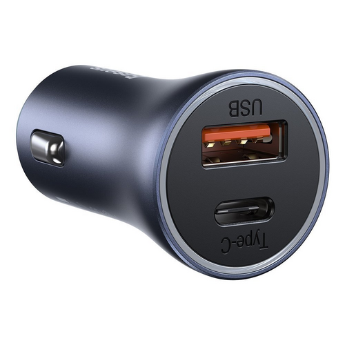 АЗУ Baseus Golden Contactor Pro Dual Fast Charger Car Charger C+C 40W в Челябинске купить по недорогим ценам с доставкой