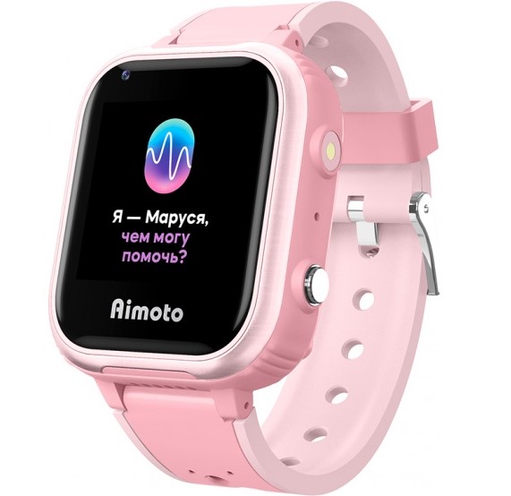 Детские часы Aimoto IQ 4G с Марусей, розовые в Челябинске купить по недорогим ценам с доставкой