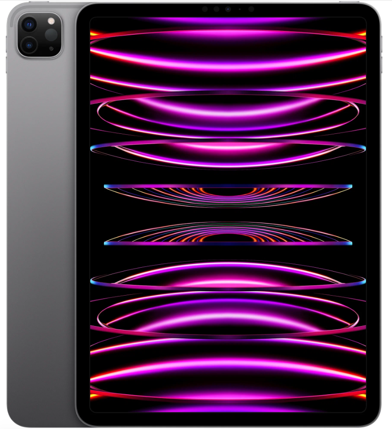 Планшет Apple iPad Pro 11 (2022) 128Gb, Wi-Fi, Space Gray (EU) в Челябинске купить по недорогим ценам с доставкой